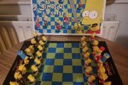 Vintage  Simpsons 3D Chess set 1997.