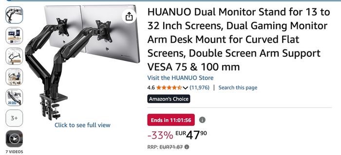 Dual Monitor Stand