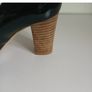 Xaira Black Patent Leather Court Shoes EU34 UK1 Block Heel Made in Spain BNIB  CAN POST Image 2
