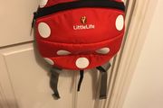 Mini mouse toddler bag with zip closure, shoulder and waist straps