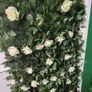 Artificial trellis with flowers (white roses) Image 2
