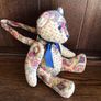 Vintage Hanging Rag bear with zip pocket for pot pourri Image 2