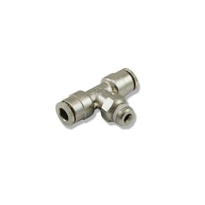 Metal T-connector 6mm with 1/8" thread