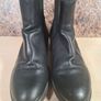 Womens Tommy Hilfiger Black Leather Ankle  Boots Size Uk 6 Eu 39 Image 3