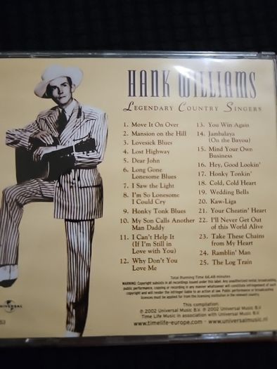 Hank Williams - Legendary Country Singers.