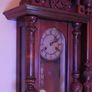Victorian 'Junghans' German Wall Pendulum Clock 37" x 13,5" (clocks work well, chimes on hour and half hour) Image 4