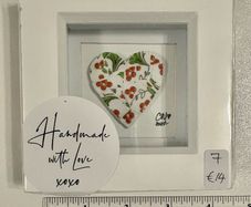 Handmade framed Mosaic Heart