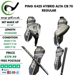 Ping G425 Hybrid / #3 19 Degree / Alta CB 70 Regular