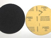 main image for ad 100PC 125mm Velcro Silicone Carbide Disc Pads 220 GRIT + FREE BACKER