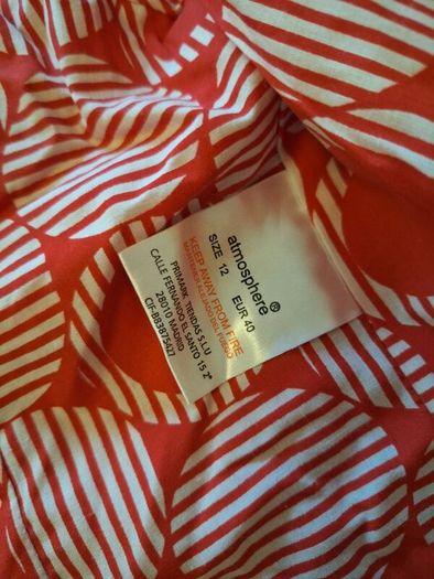 Red linen jacket