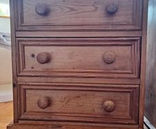Solid Pine bedside lockers