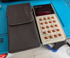 Rockwell 20R Calculator with Case circa 1973 - For parts or not working