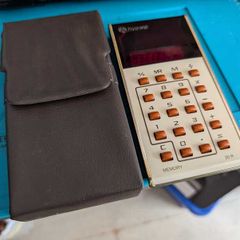 Rockwell 20R Calculator with Case circa 1973 - For parts or not working