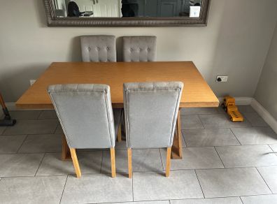 kitchen dining table & 4 chairs