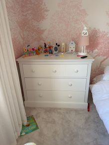 mama and papas wardrobe and chest of drawers
