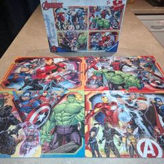 8 x 100 pce Marvel and Minions jigsaws