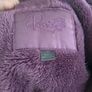 Marks and Spencer Purple Luxury Velvet Touch Fleece Dressing Gown with hood from Rosie Image 4