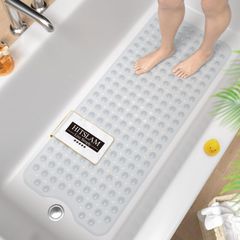 HITSLAM Non Slip Bath Mat for Tub 101 x 40 cm Clear Shower Mat - Brand New