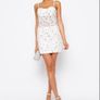 Stunning white dress with embellishments perfect for hen party Image 3