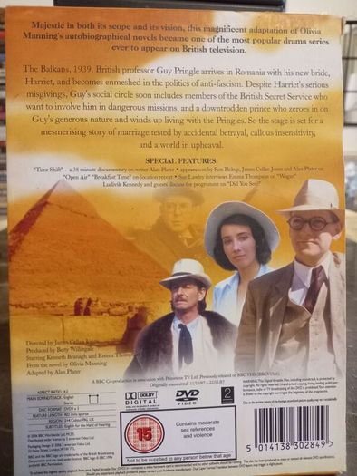 Fortunes of War 3 DVD Boxset BBC Miniseries Drama Emma Thompson Kenneth Branagh