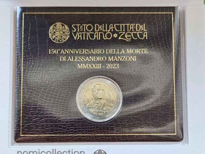 Vatican City 2023 year Brilliant Uncirculated Commemorative 2 Euro coin.