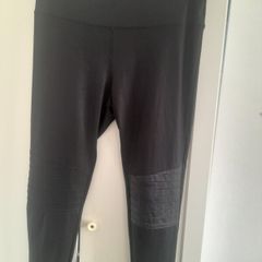 ladies black leather look spanks  leggings