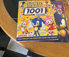 Sonic sticker book