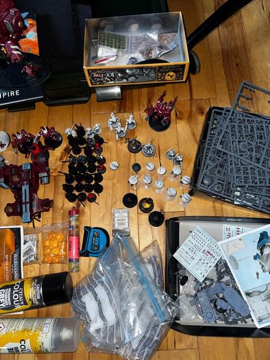 Warhammer 40K Tau Empire Army Bundle Riptide, Hammerheads, Suits & Ghostkeel (Unbuilt)