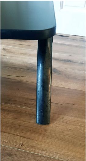 Black low coffee table / side table