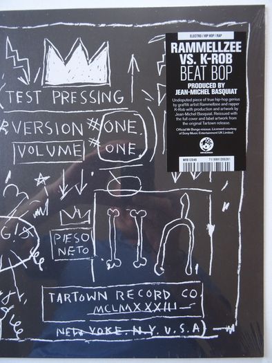 Jean Michel Basquiat art cover vinyl L.P
