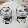 Brand New Black Metal Flower and Leaf design Oil & Wax Melt Burner Image 2