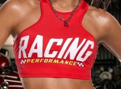 Red Cropped Top, size S