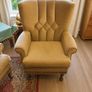Vintage Velvet Style Sofa & Armchair Set Image 2