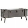 Coffee Table MDF and Aluminium 102x51x47.5 cm Image 9