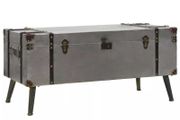 Coffee Table MDF and Aluminium 102x51x47.5 cm