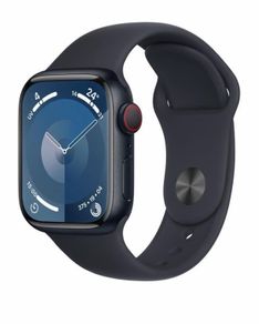 Apple Watch Series 9 (2023) GPS 45mm Aluminium in Midnight with Black Sport Band
