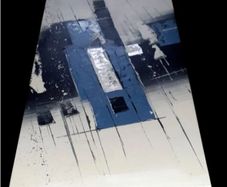 Ex-Harrods Modern Abstract Canvas Painting