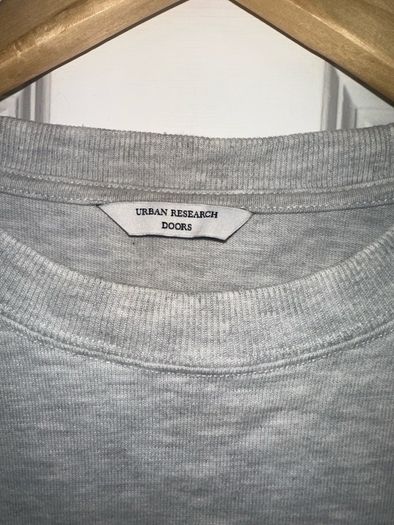 Urban Research Doors Men's Grey Jumper - size large