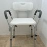 Shower Chair with Backrest and Armrests Image 7