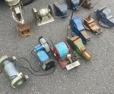 Vices grinding stones, lathe blacksmith tools
