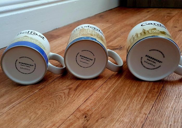 Starbucks City Mug Collection - Belfast, Amsterdam & Cardiff