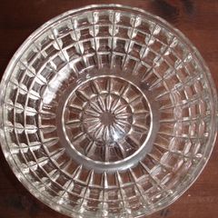 Sowerby Art Deco Flint Pressed Glass Bowl circ 1927