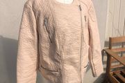 Blush Pleather Jacket Size 20