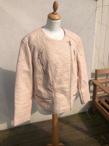 Blush Pleather Jacket Size 20