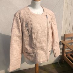 Blush Pleather Jacket Size 20