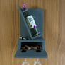 Handcrafted Wine Bottle and Glass Holder Image 3