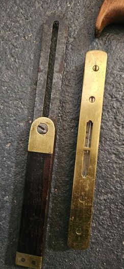 Wooden tool case with tools