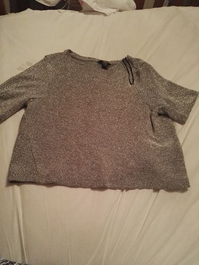 H&m Silver Top