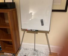 Free Standing Large Magnetic Whiteboard with Duster & some markers