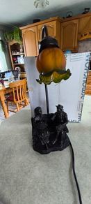 Vintage figural table lamp